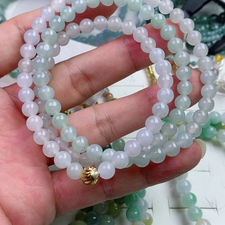 定制翡翠未镶嵌小***?项链