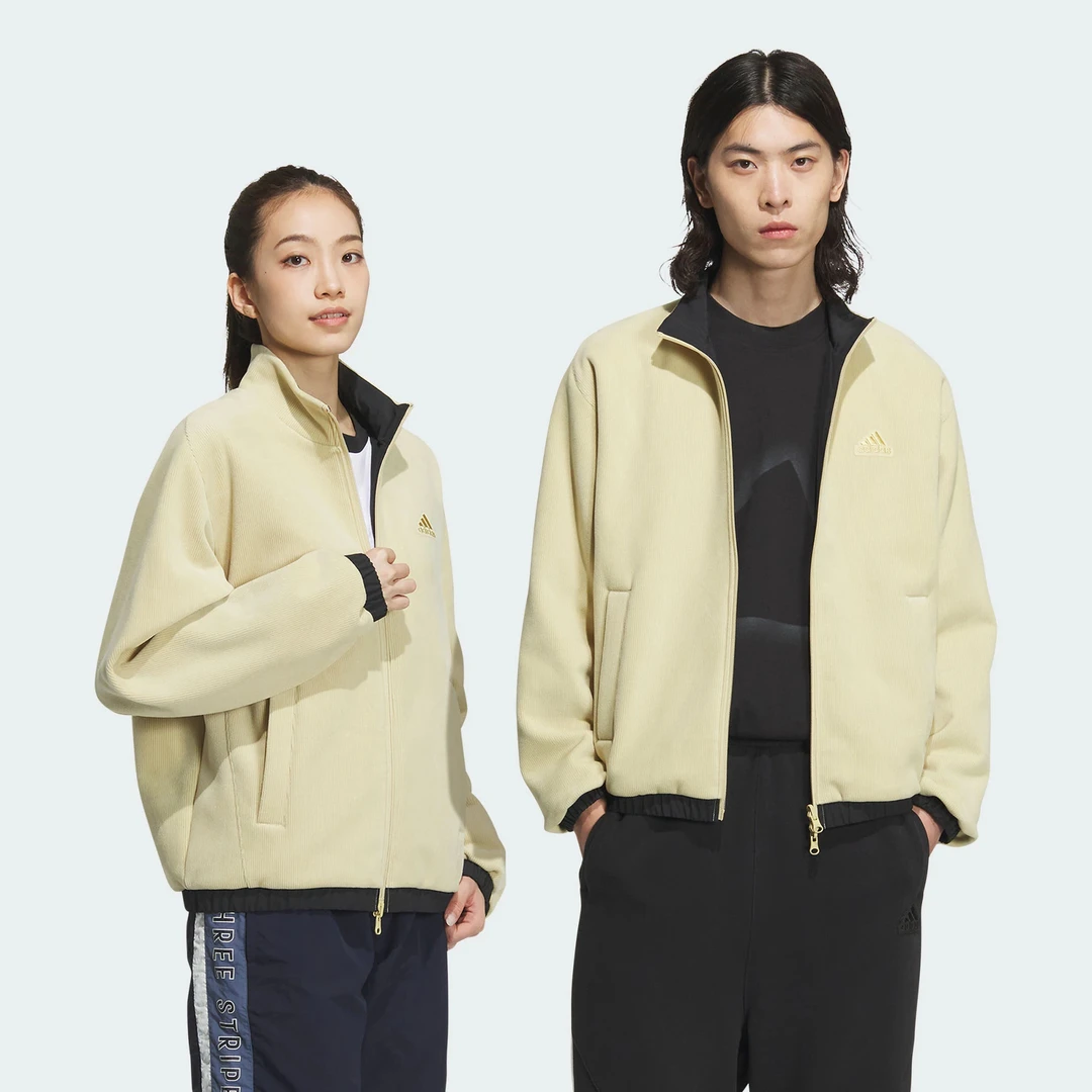 adidas/阿迪达斯WARM WOVEN情侣款双面穿运动休闲夹克外套JI6656