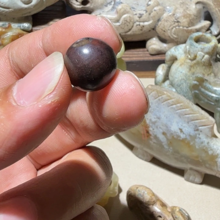 炎***岩和田玉未镶嵌车挂