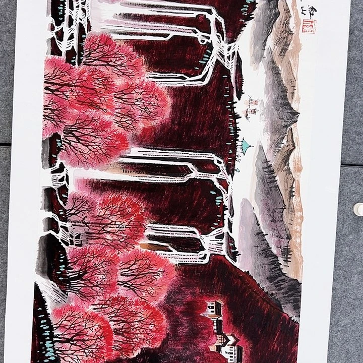 身***。国画当代艺术书画作品