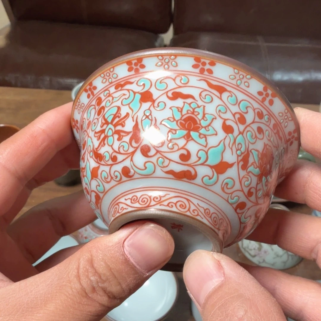 汝窑红绿彩喜欢的可以拍