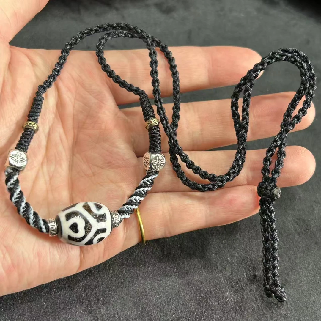 【曹美丽精选】 H35926-玛瑙diy脖挂（佛心六）-15*19mm