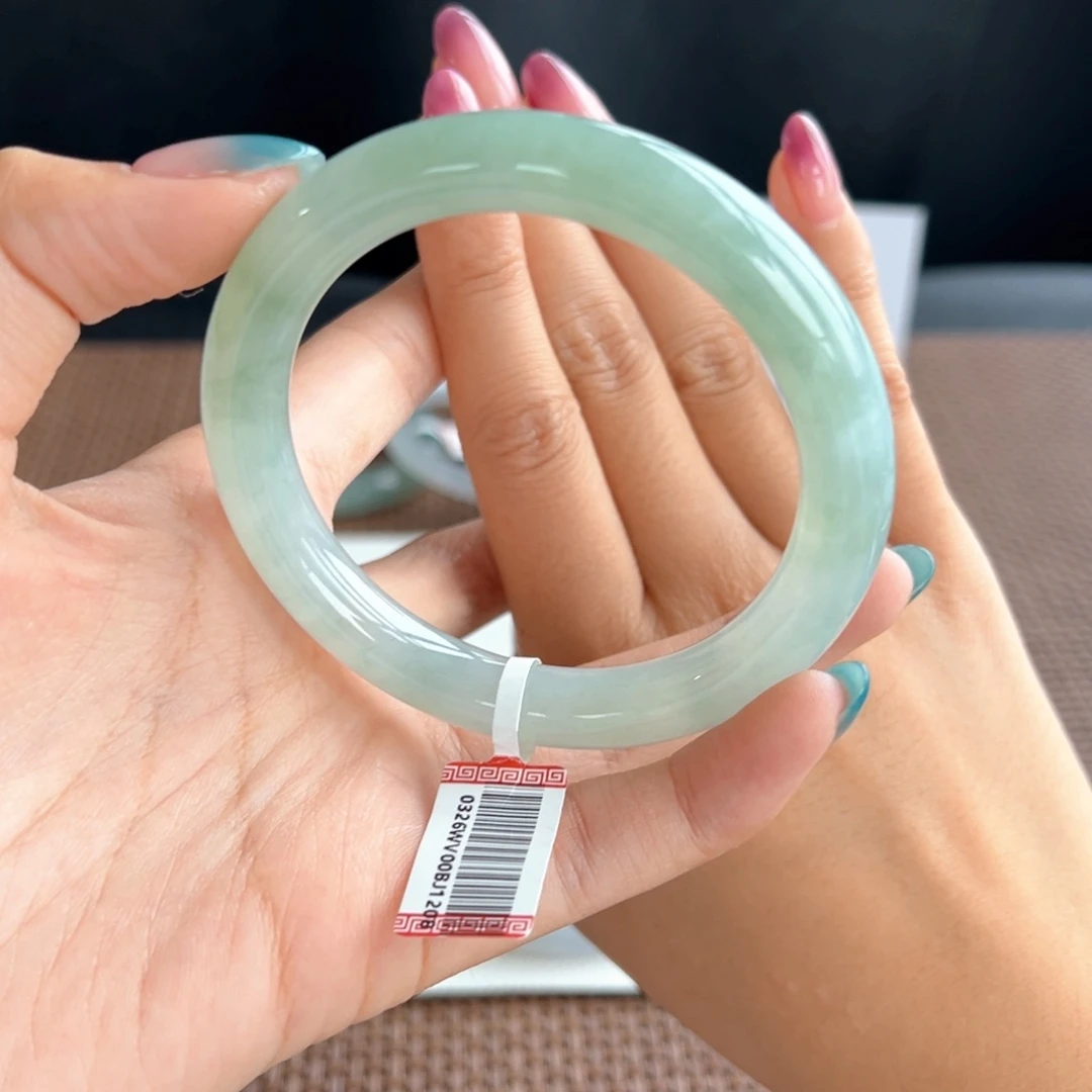 翡翠未镶嵌手镯20号 57.2