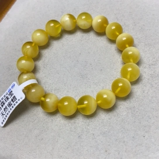 蜜蜡未镶嵌裸石串
