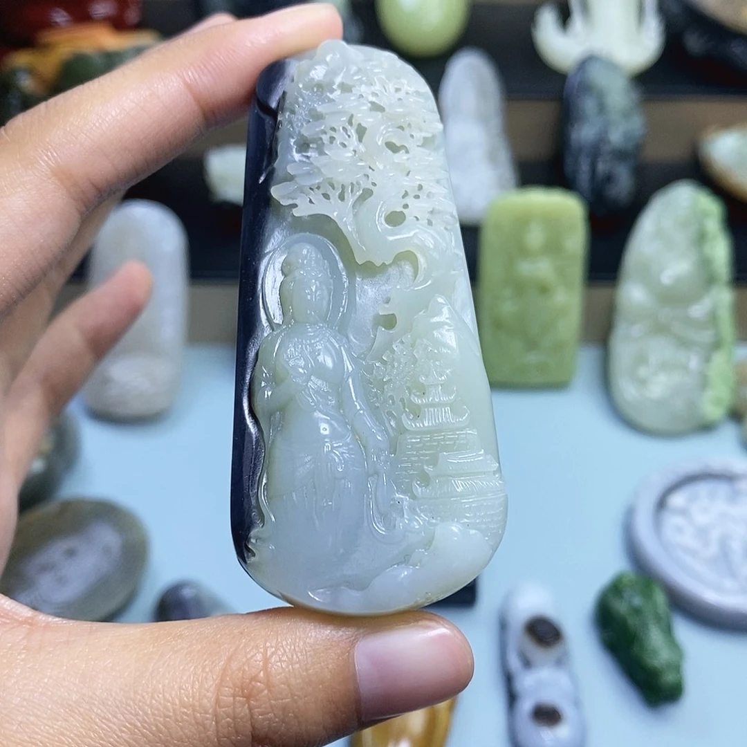 【闪购商品】颈饰未镶嵌和田玉壮***姐