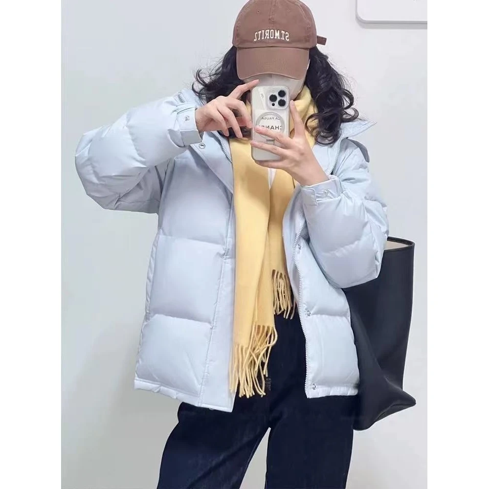 【A201-A210】时尚短款落肩袖冬季刺绣长袖休闲常规款保暖