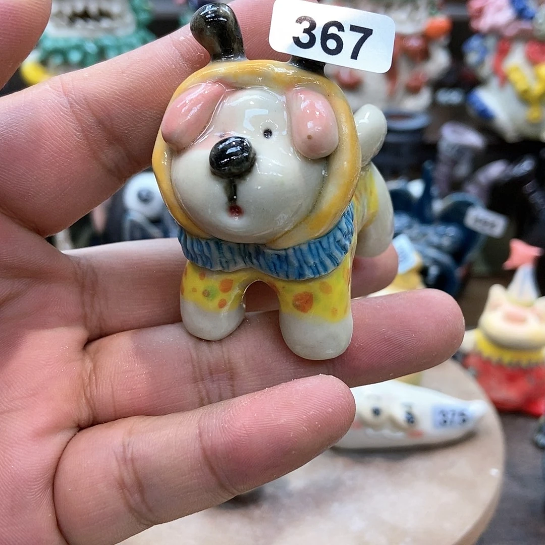 摆件直播间手工陶瓷摆件367