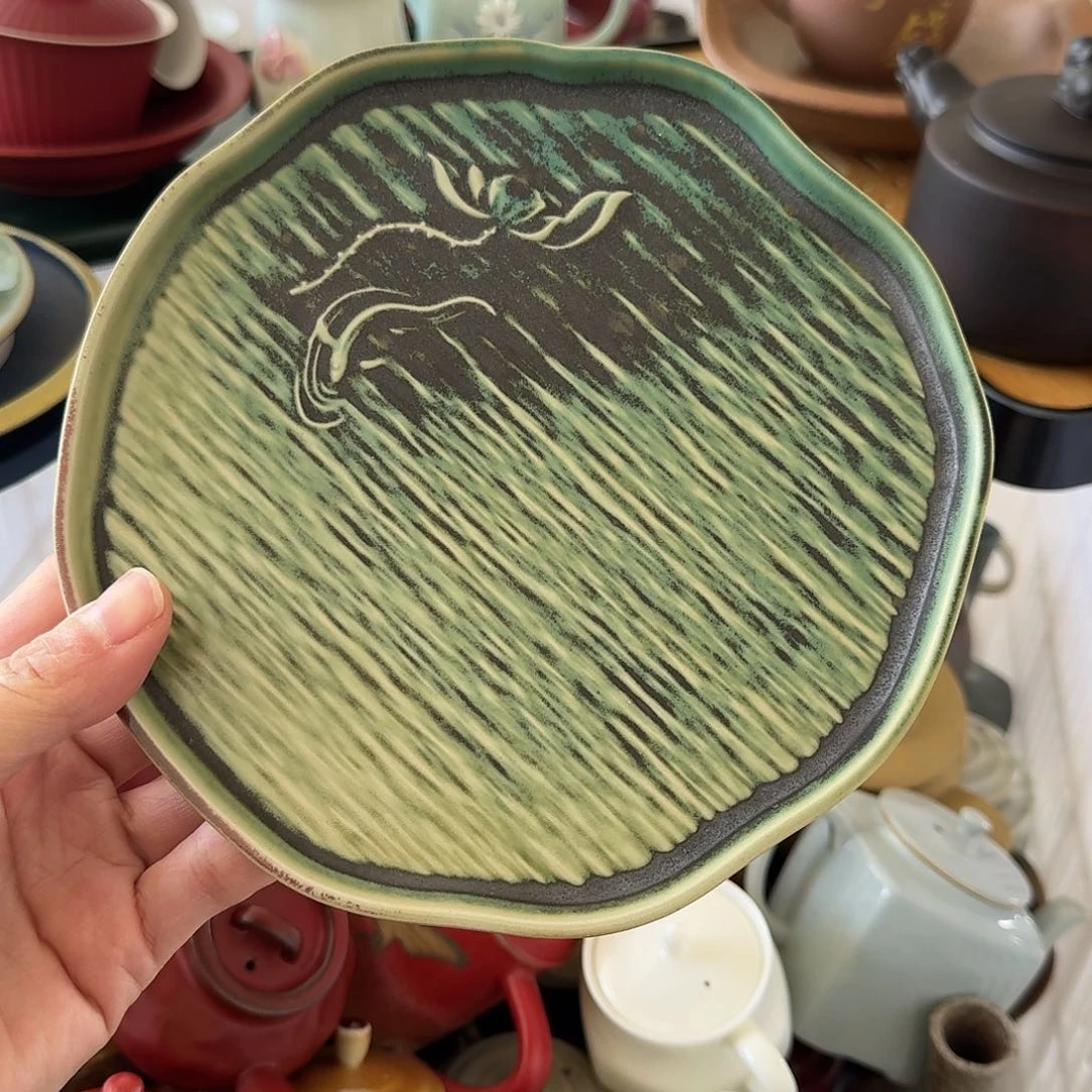 微瑕陶瓷茶杯茶壶茶具