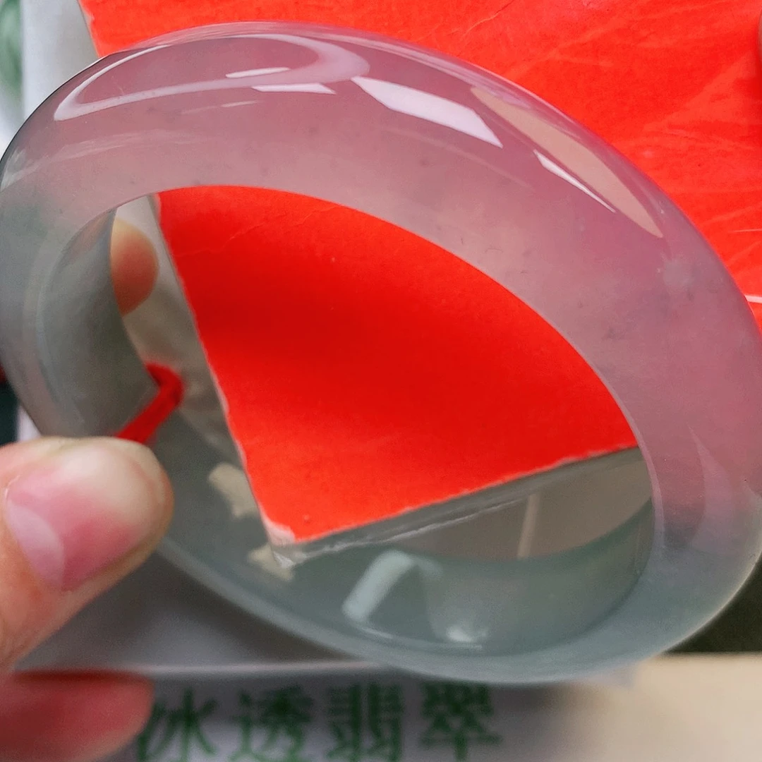 未镶嵌手镯翡翠纯天然A货翡翠高货毕业镯起胶光668号