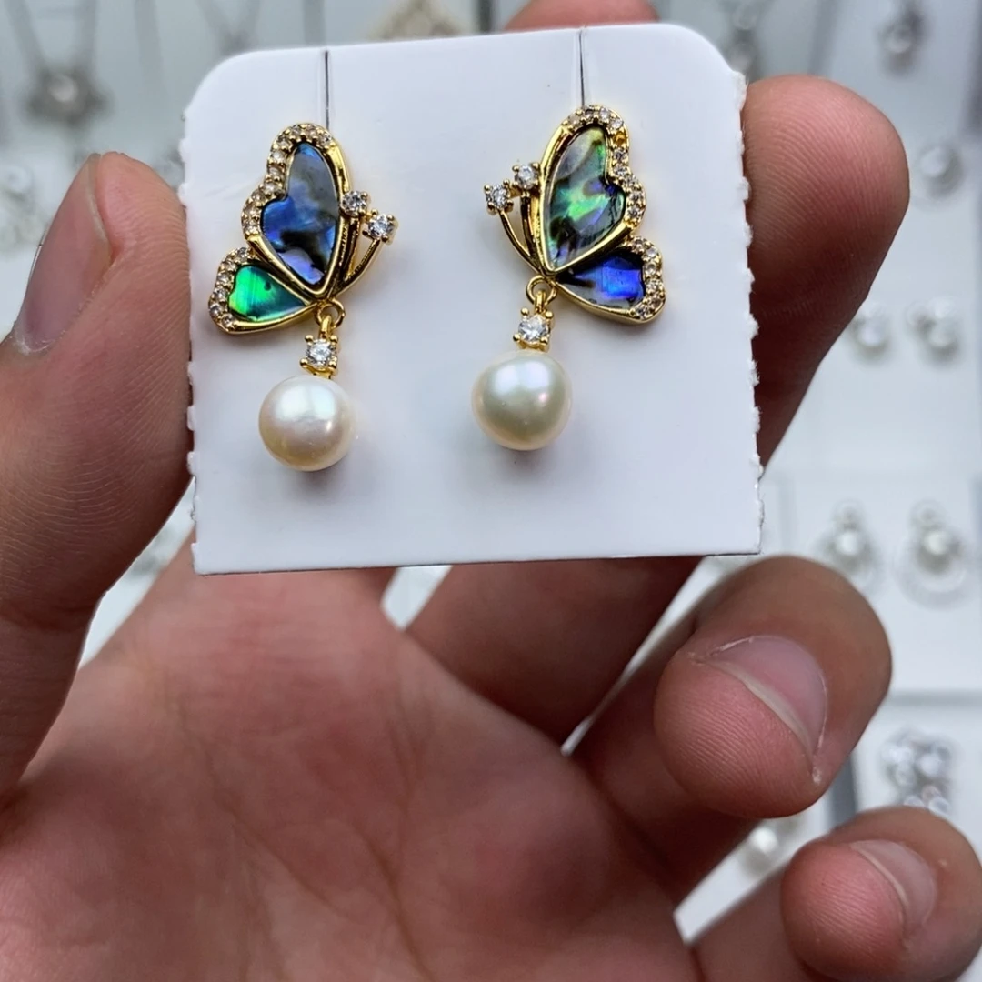 耳饰未镶嵌淡水珍珠