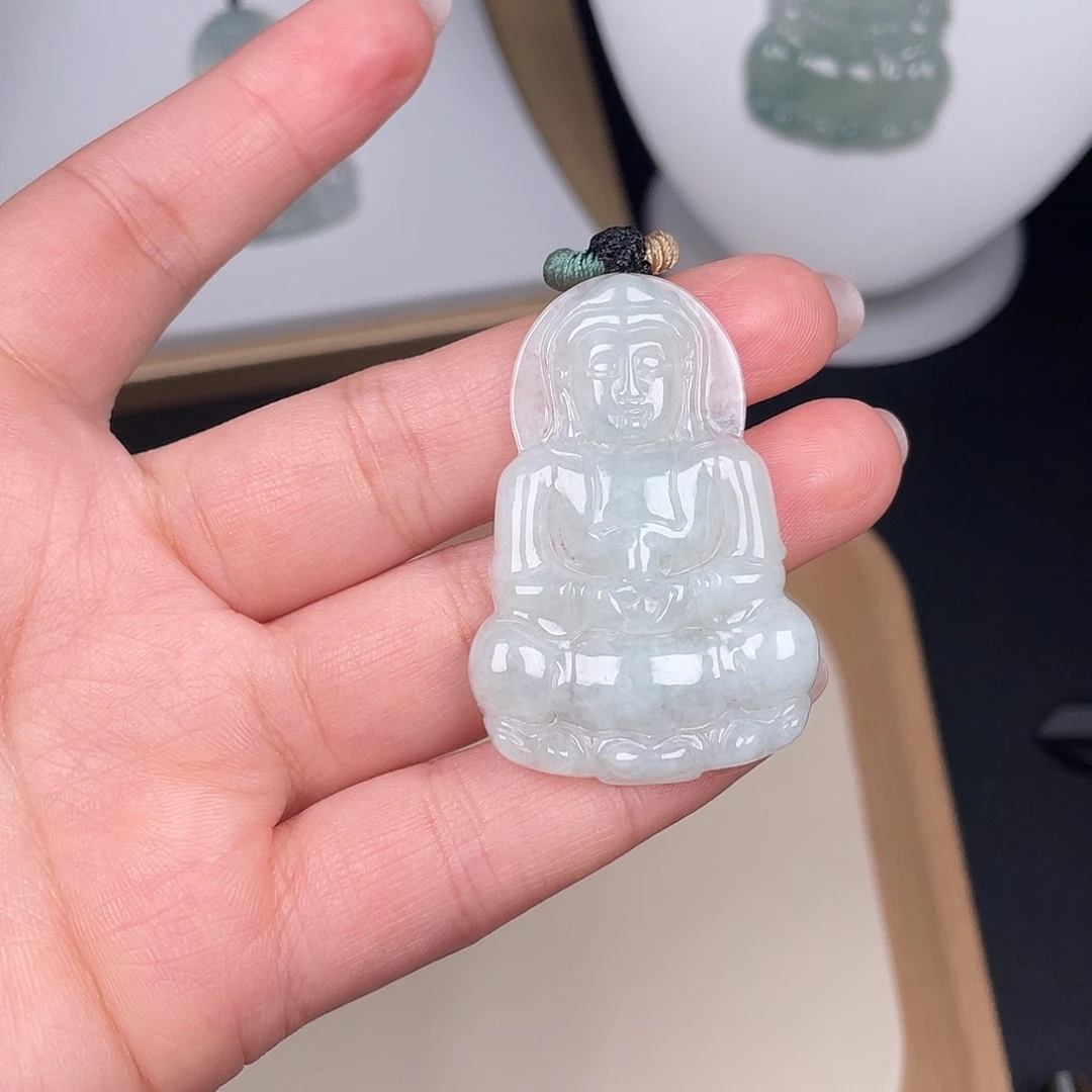 翡翠未镶嵌颈饰za028-18