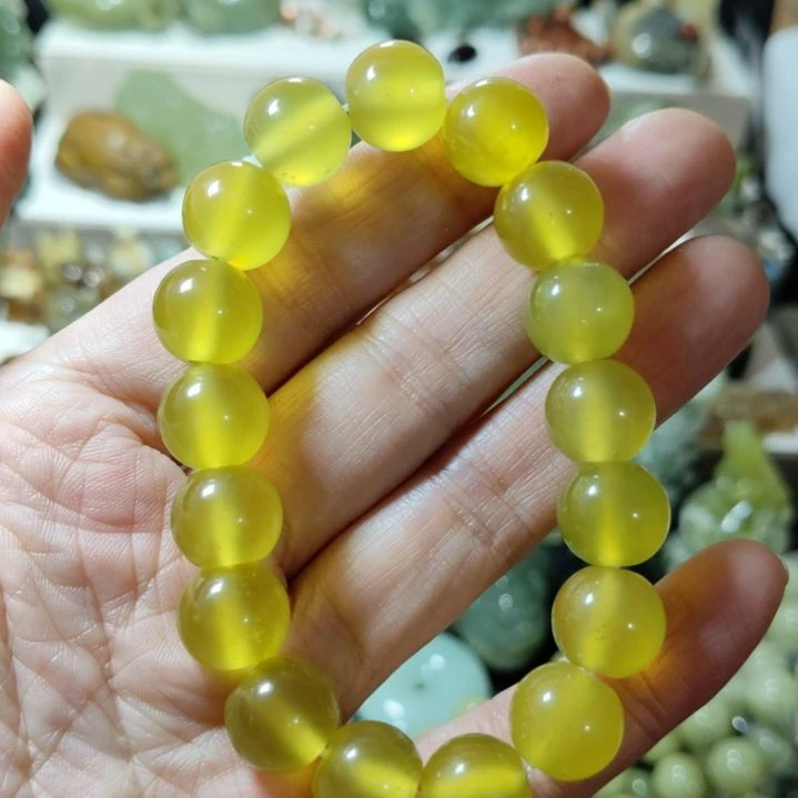 岫玉手串款式未镶嵌