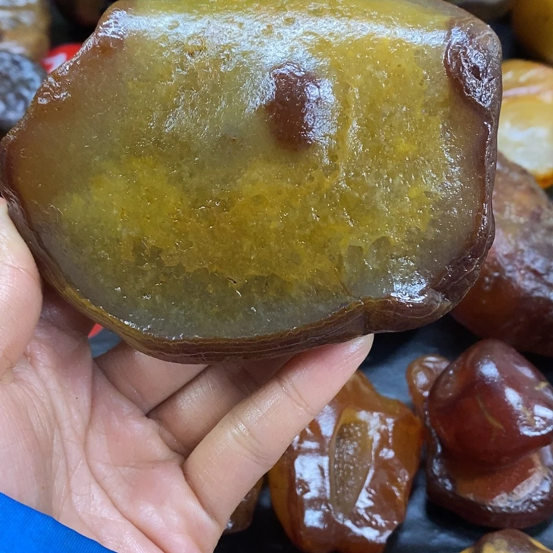 玛瑙/玉髓未镶嵌手把件