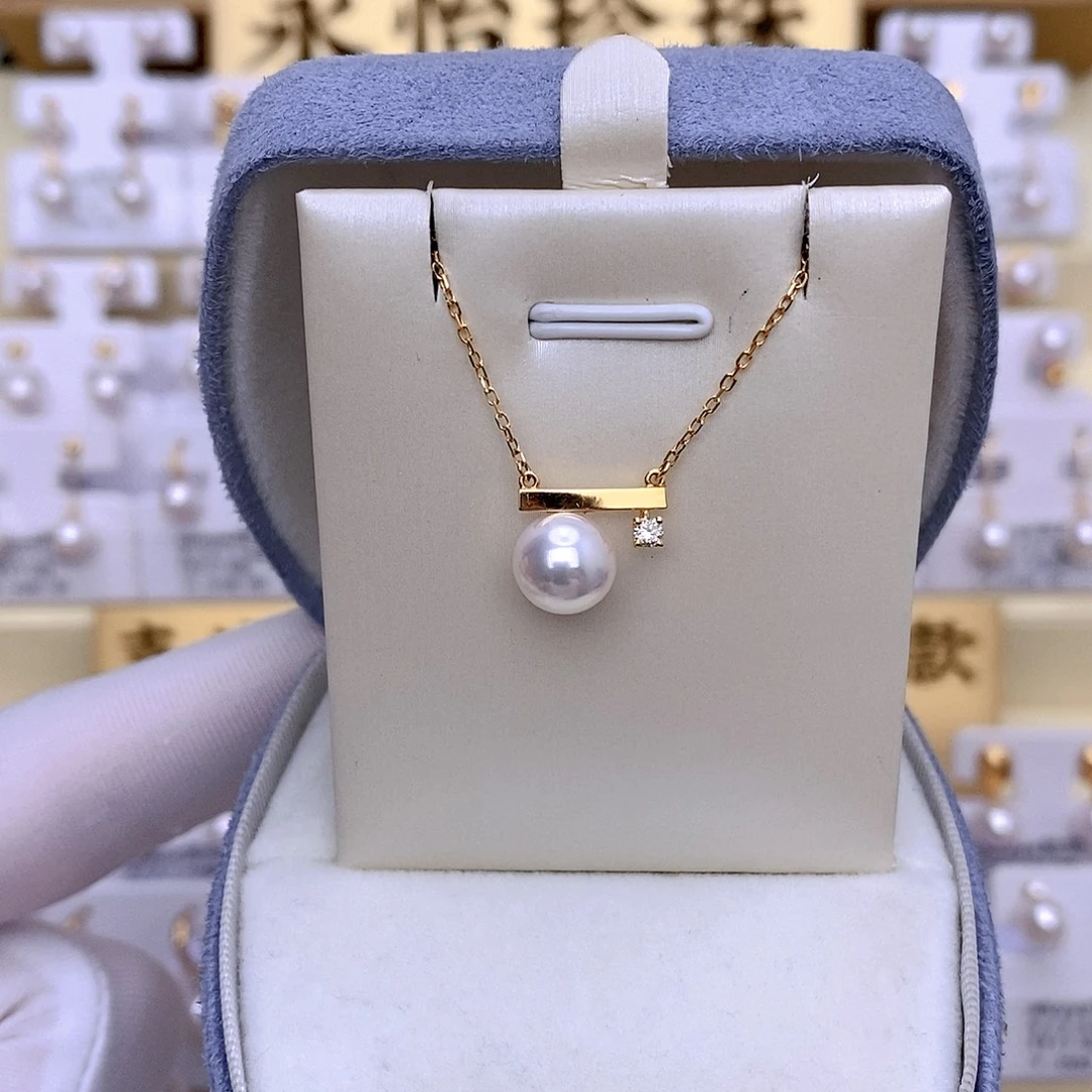 套链海水珍珠18K金镶嵌