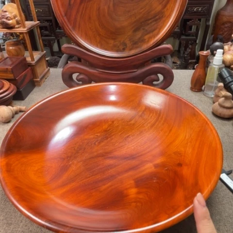大果紫檀（缅甸花梨）大大大大木碗