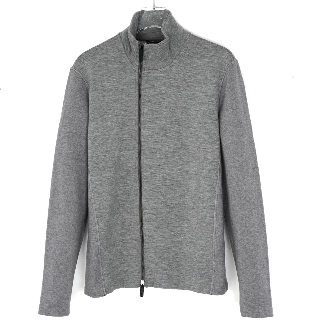 EMPORIO ARMANI/安普里奥·阿玛尼男士灰色羊毛外套 ZNB70BW2U