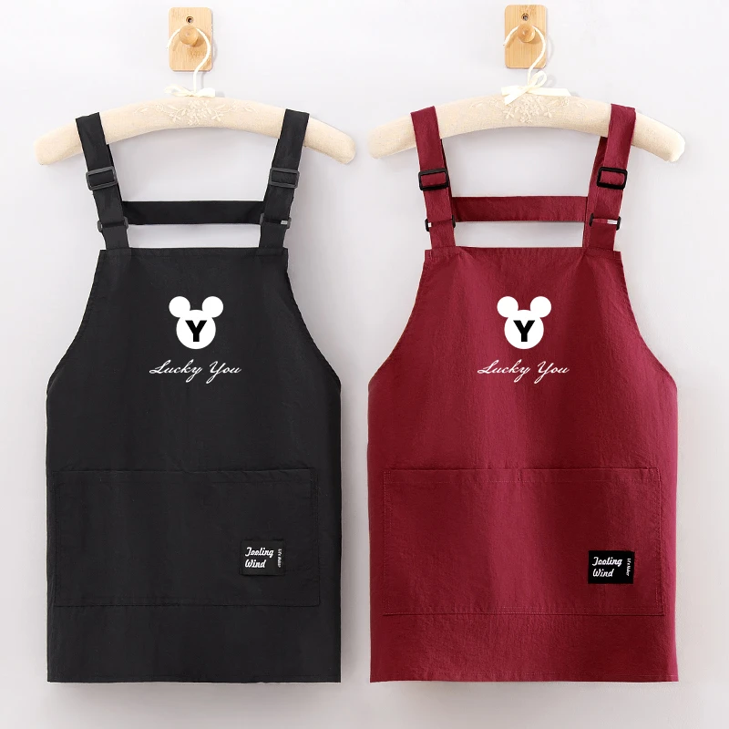 透气薄款夏季短款小个子围裙厨房专用女生高颜值上班定制logo印字