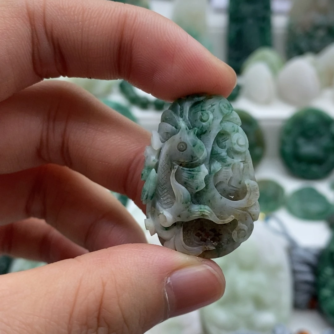 独山玉颈饰未镶嵌玮***3