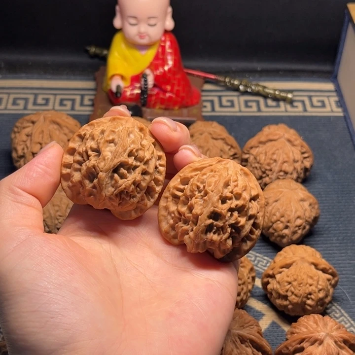 文玩核桃把件苹果全品42