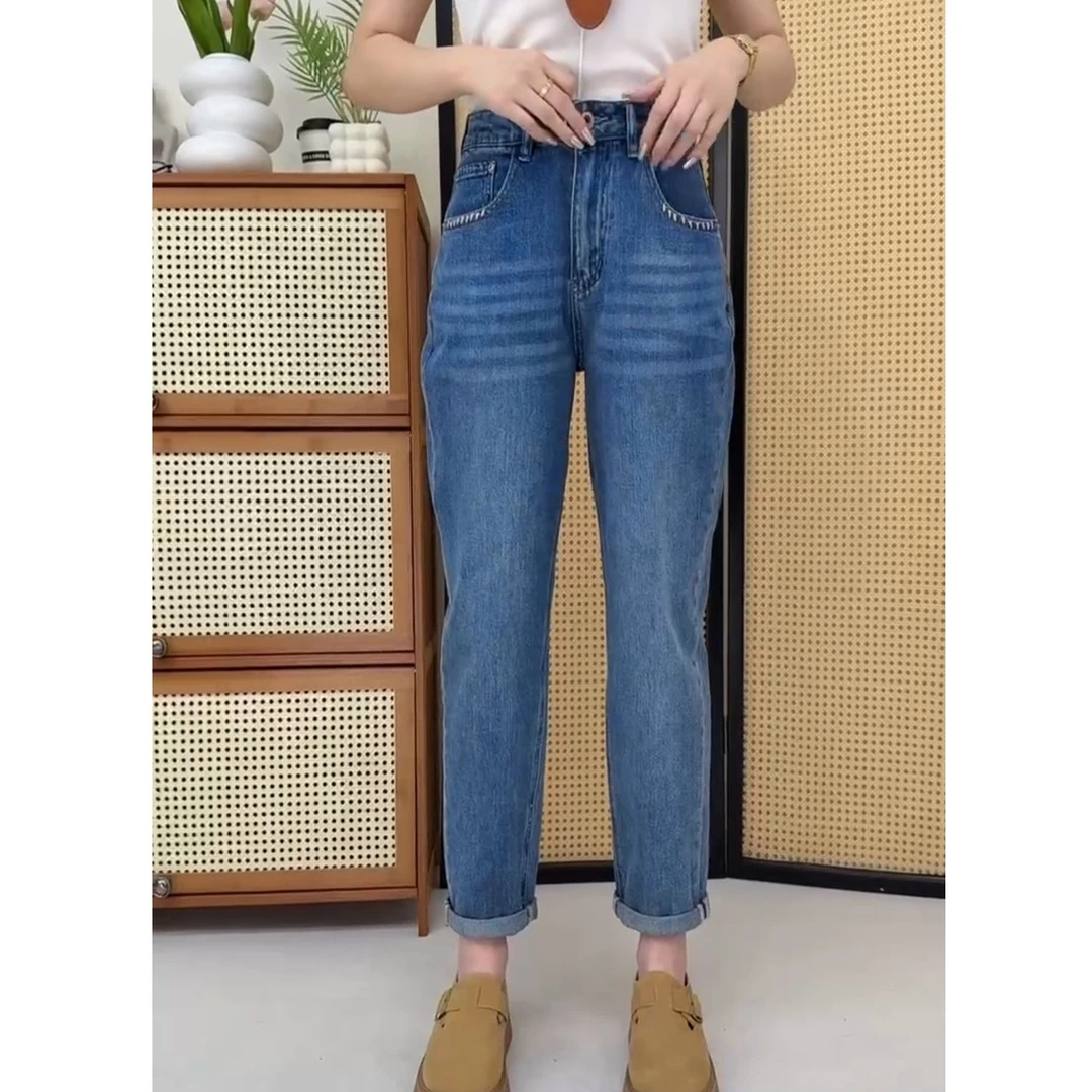 DS51918回味依衣时尚显瘦2025新款牛仔裤