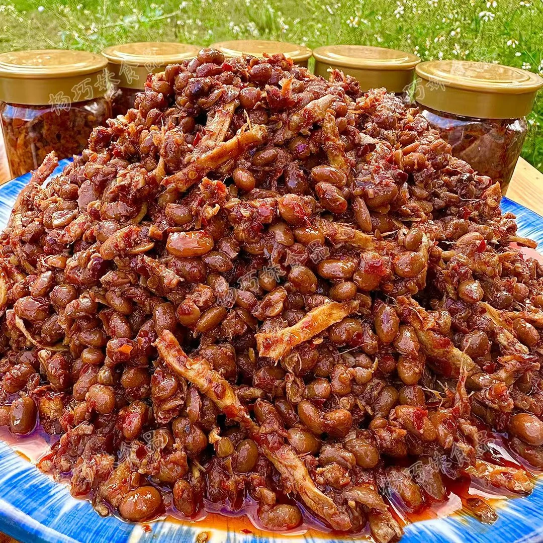 杨巧妹姜丝霉豆子即食豆豉辣椒酱江西美食下饭微臭赣南特色风味