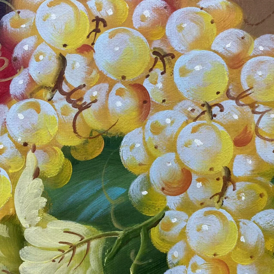 林彦新***静物水果11.16-约50-60厘米-手绘油画-麻布