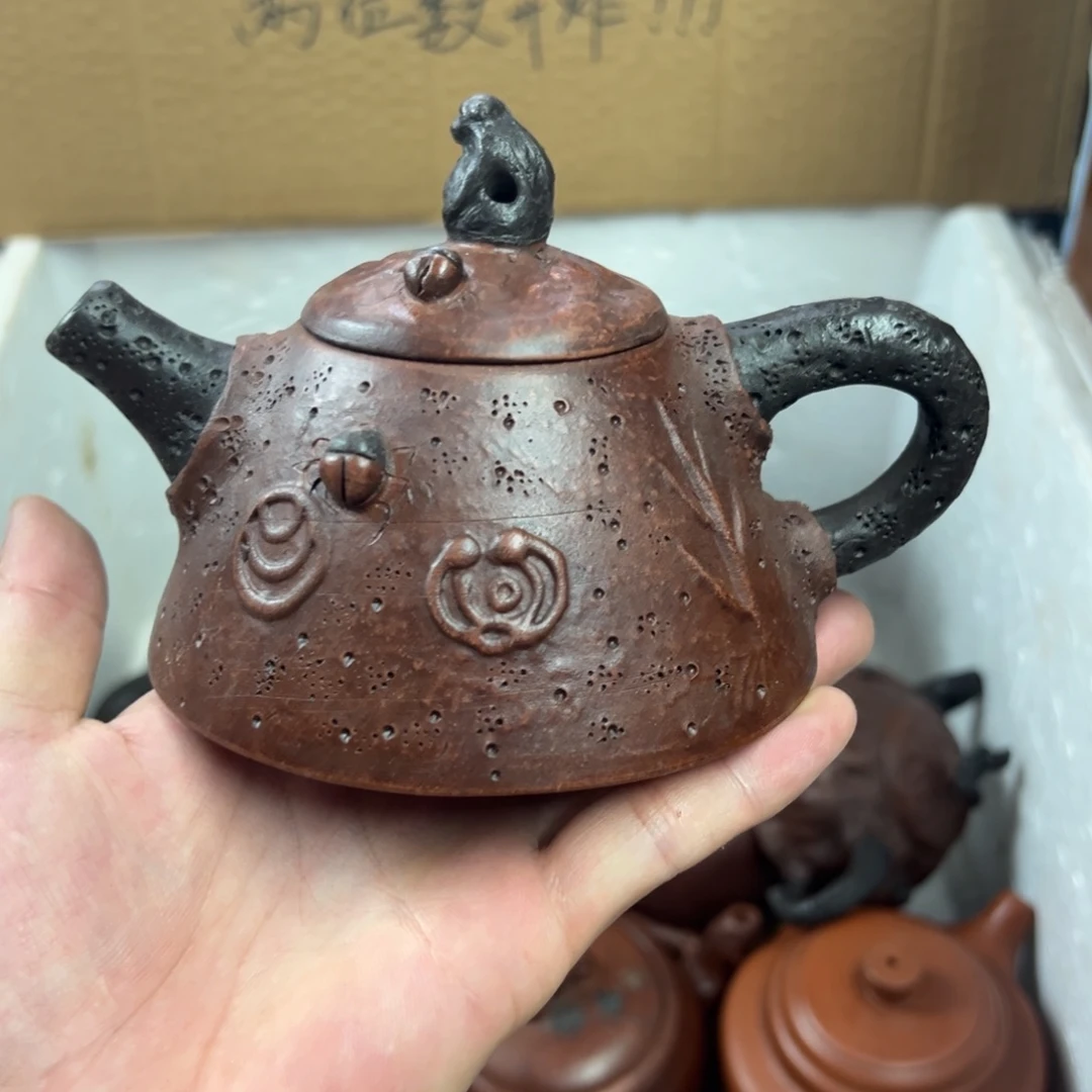 紫砂茶壶宜兴原矿紫砂壶300毫升容量