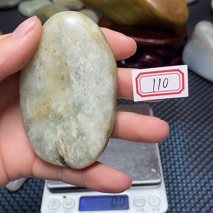 和田玉未镶嵌挂件110