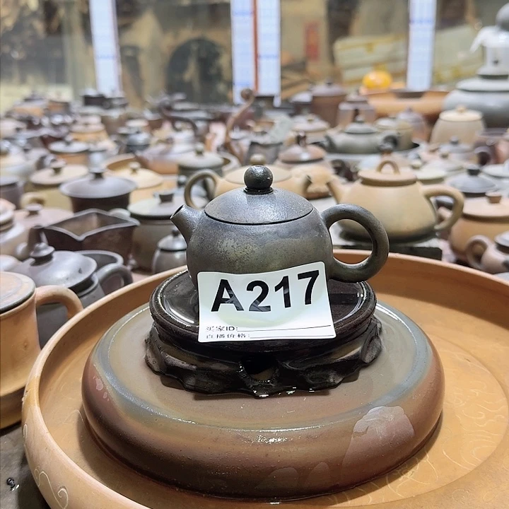 紫砂茶壶坭兴陶柴烧