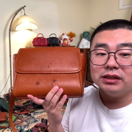 进口头层牛皮女包