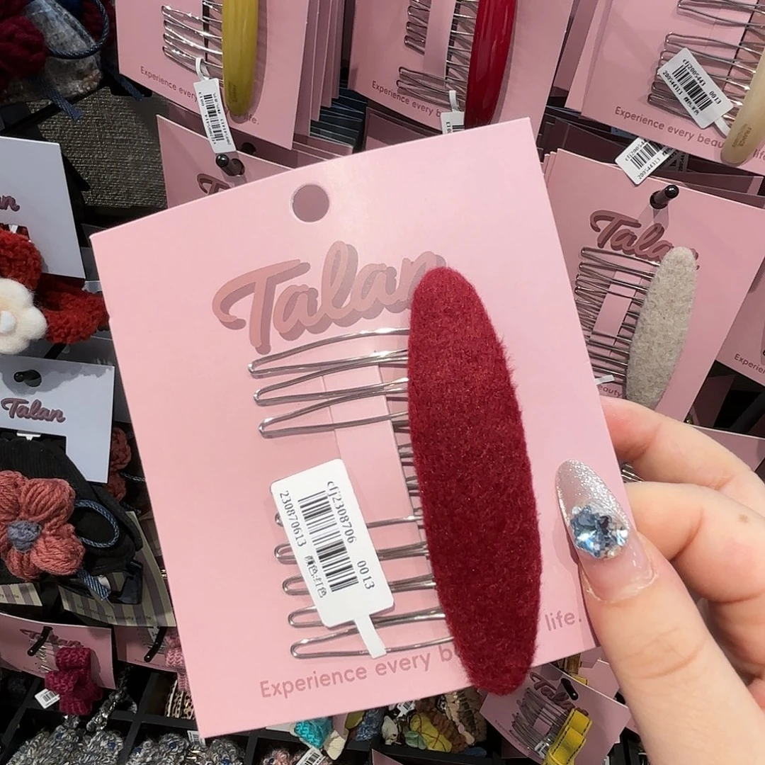 皮质铁合金发饰发夹