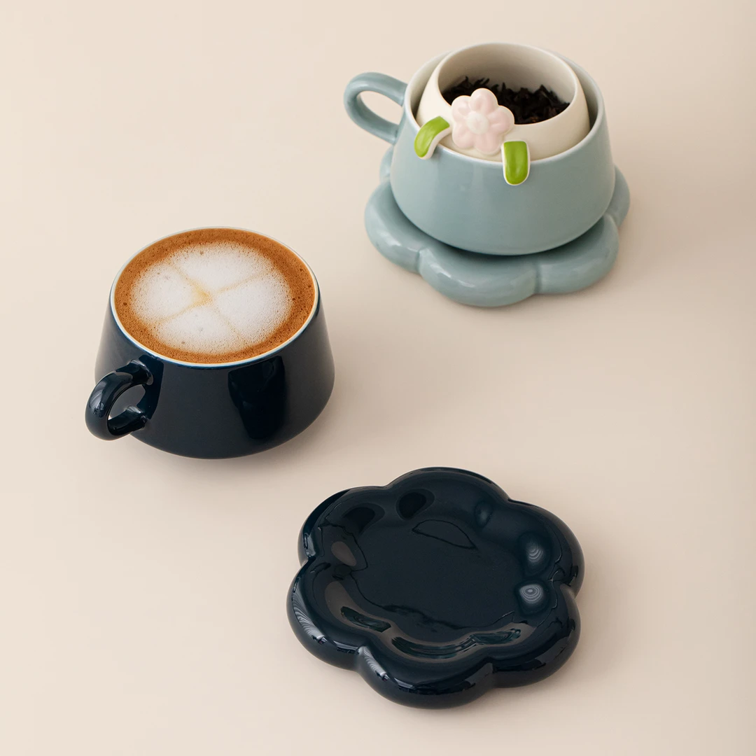 2025新款精致高颜值个人专用办公室陶瓷马克杯泡茶杯咖啡杯拿铁杯