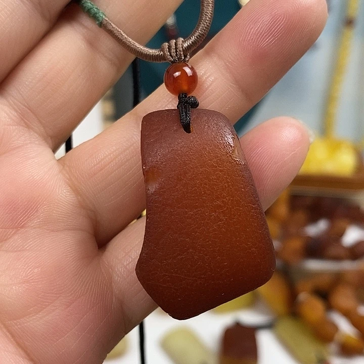 未镶嵌蜜蜡裸石吊坠
