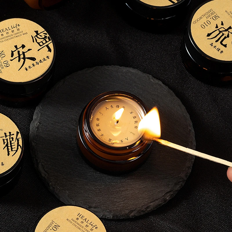 香里藏诗香薰蜡烛礼盒轻奢创意情人节生日伴手礼物创意装饰摆件