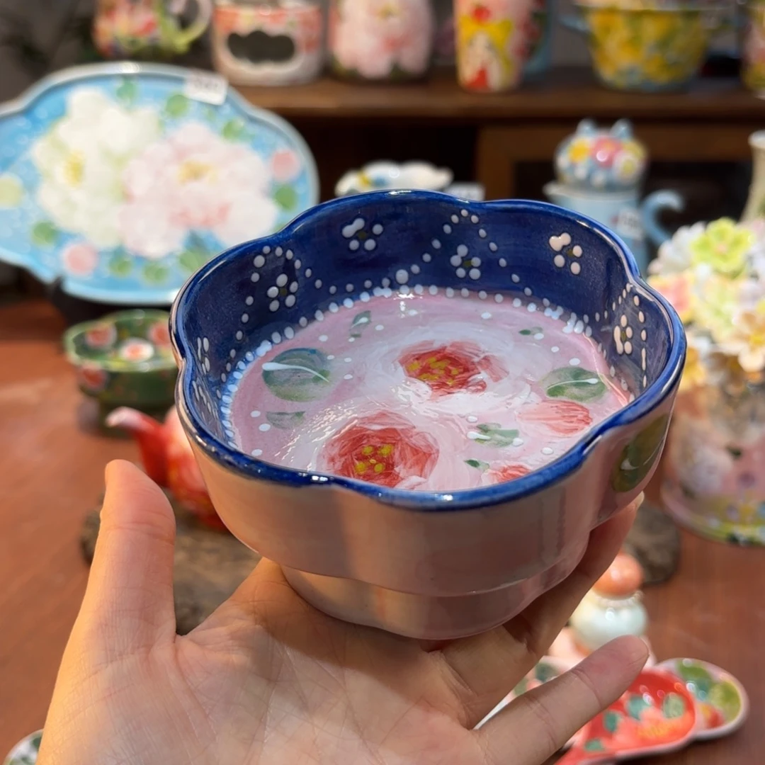 景德镇手绘高温釉下彩陶瓷茶具