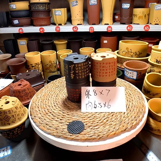 宜兴紫砂花盆13465