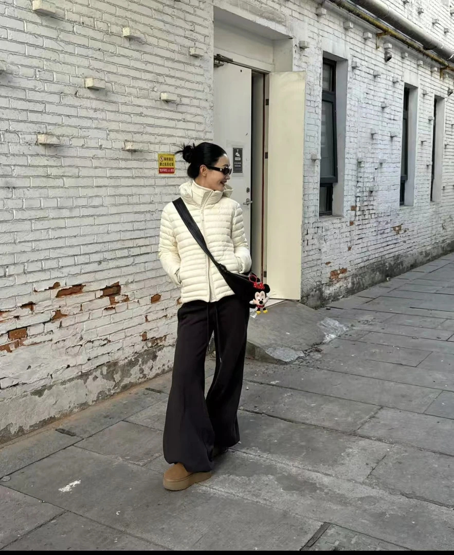 m.c款连帽轻薄修身羽绒服外套亲子9506