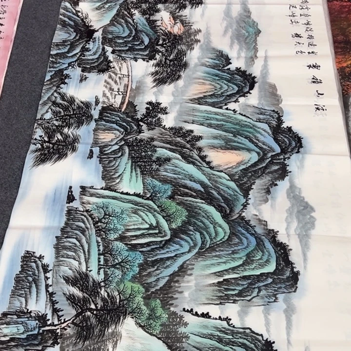竖款潮汇书出艺术作品