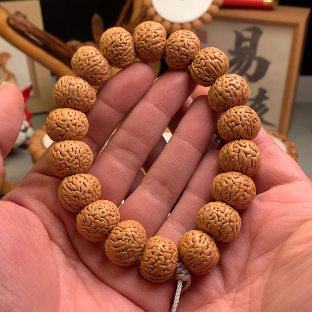 手串桃核【老树磨盘】2.1桃核手持
