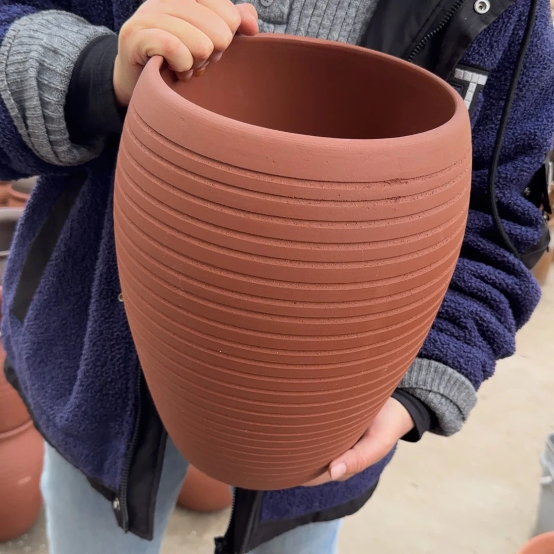 紫砂花盆口22高34宜兴紫砂