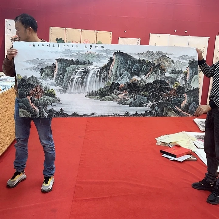 横款国画作品展览等活动