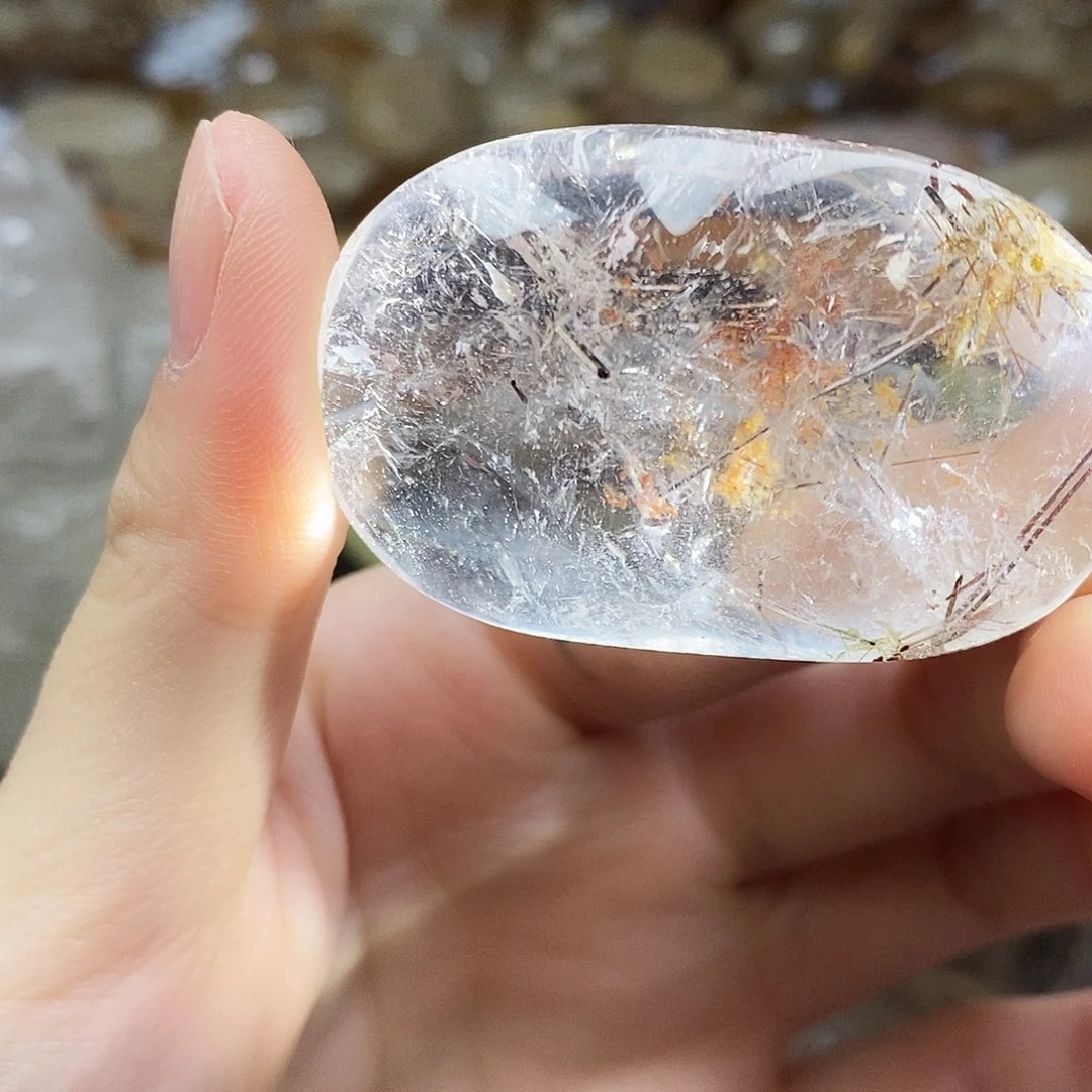 珠宝半成品水晶未镶嵌136水晶石