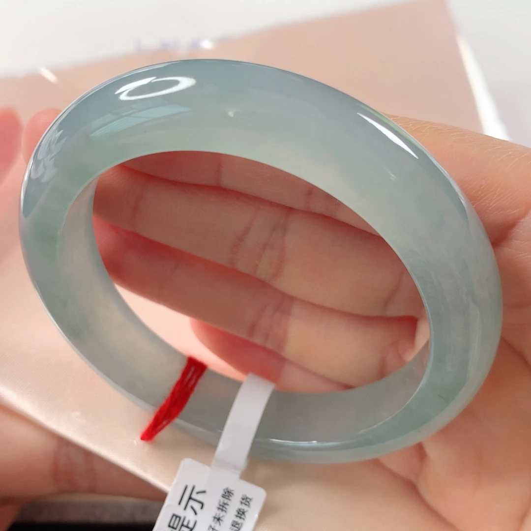未镶嵌手镯翡翠 正圈271冰透蓝水⭐⭐⭐⭐⭐强烈推荐