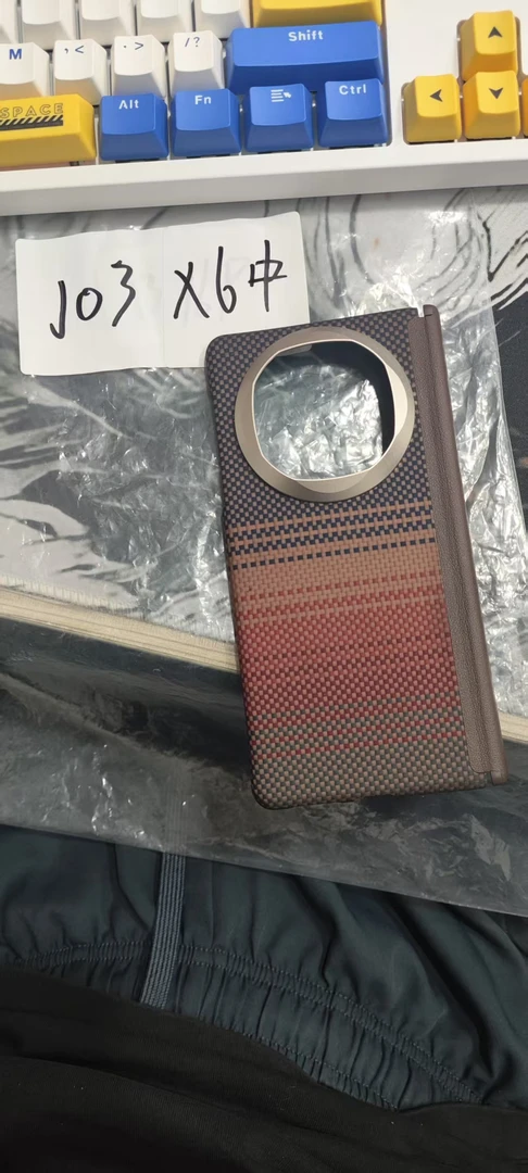 准新品  工厂现发 全新凯夫拉手机壳 X6日落带中轴 J03