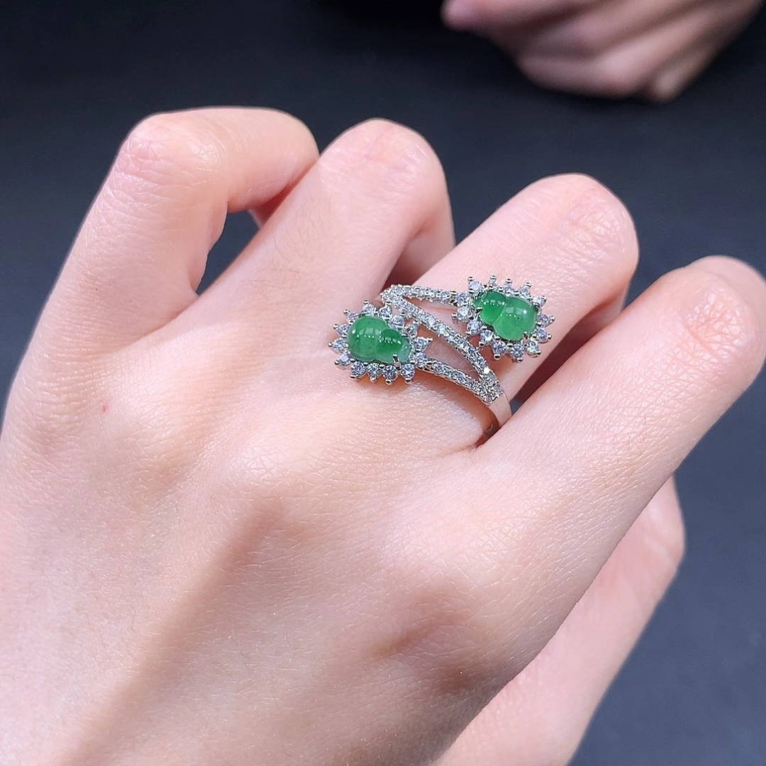 未镶嵌戒指翡翠翡翠