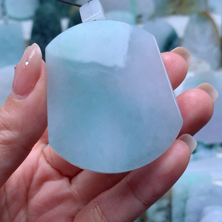 定制翡翠未镶嵌无事牌