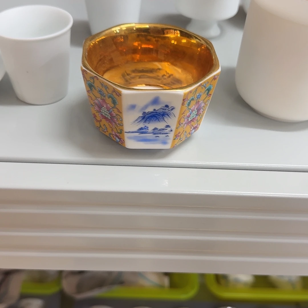 微****陶杯子微瑕金杯一个陶瓷