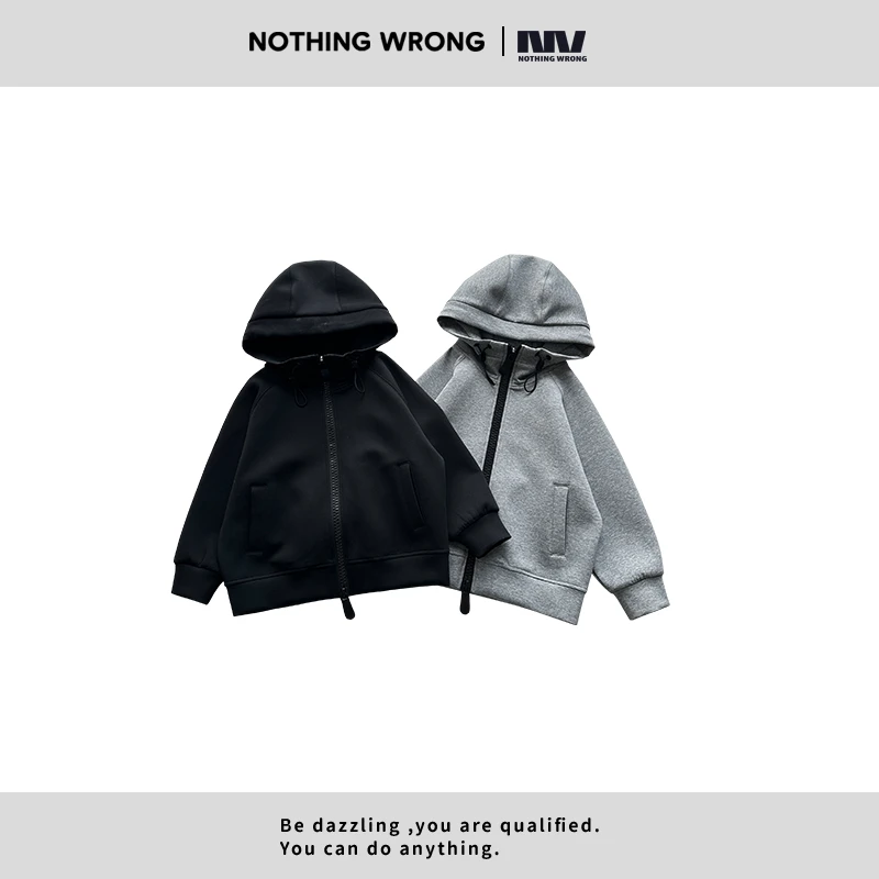 【乌托邦】NW青少年连帽外套秋季儿童运动时尚百搭潮童装 CY-NW049