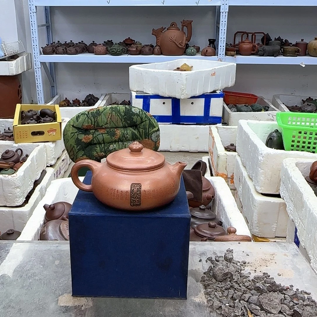 茶壶紫砂宜兴紫砂壶原矿手工制作瑕疵处理