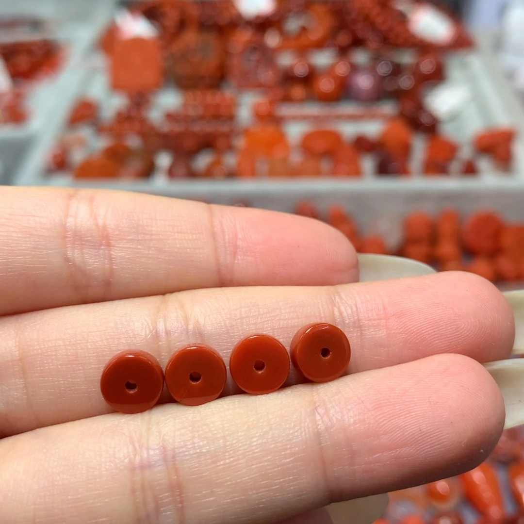 【闪购商品】南红玛瑙隔片扩1.5不退换未镶嵌安*@